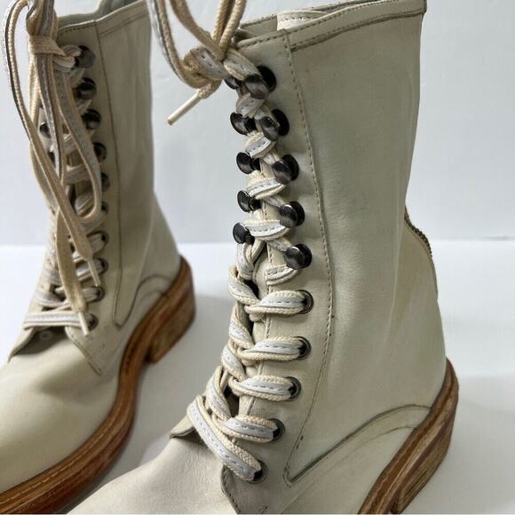 Free People Santa Fe Lace Up Boots combat boots Sz 8 - Picture 6 of 10